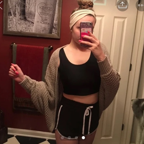 Pink Waffle Cardigan - Picture 4 of 4